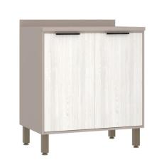 Balcão de Cozinha com Tampo 80 cm 2 Portas Stylo Luciane Móveis - Luci