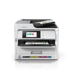 Impressora Epson WorkForce Pro WF-C5890 Colorida Jato de Tinta Fax Ethernet Wi-Fi Duplex ADF Bivolt - Branco