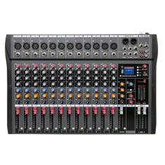 Mesa De Som 12 Canais Com Bluetooth, Delay, Usb, Mp3, + 48V