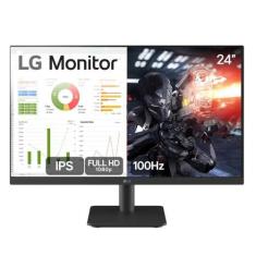 Monitor Gamer LG 24 IPS Full HD 24MS500B 100Hz, HDMI, Ajuste de Inclin