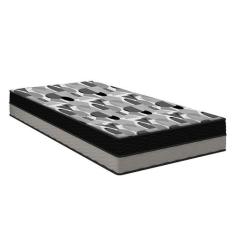 Colchão Solteiro ISO Dupla Face (20x88x188) Cinza e Preto - Ortobom