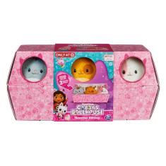 3 Pelúcias De Hamster Kitties - Gabbys Dollhouse
