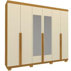 Guarda Roupas Roupeiro Casal Gelius Imperatriz 06 portas 4 gavetas com