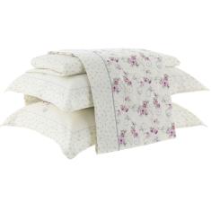 Jogo de Cama Solteiro Plus Kacyumara Satinee Antonelli 3Pçs 300Fios