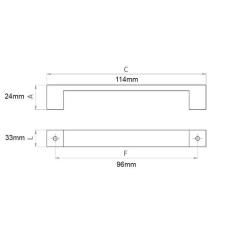 Puxador Eden Cobre Velho Escovado Linha Tradition Torralba