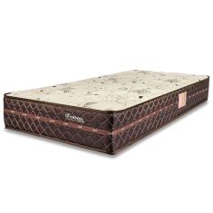 Colchão Solteirão Ortopédico Firme Espuma D33 Antialérgico Certificado Bege 97x203x24cm - BF Colchoes