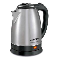 Chaleira Elétrica Mondial Pratic CE-06 com Capacidade de 2L - Inox
