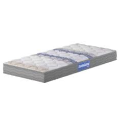 Colchão Solteiro Espuma D33 Guarda Costas Sleep 88x188x14cm Branco/Cinza Probel