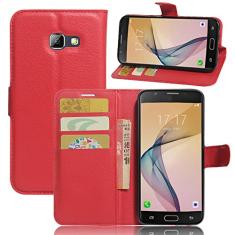 Capa para Samsung Galaxy A5 (2016)/A510 â€“ Capa flip de couro PU de para Galaxy A5 (2016), capa de proteção de telefone estilo empresarial, capa com [compartimentos para dinheiro e