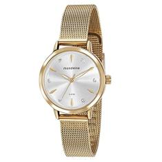 Relógio Mondaine Feminino Dourado Casual Fashion - 76733lpmvde