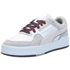 PUMA Tênis masculino Mercedes AMG Petronas F1 CA Pro, preto liso médio cinza, 42, Branco - Team Silver, 41