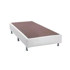 Cama Box Base Solteiro Americana Courano White (78x188x23) - Ortobom