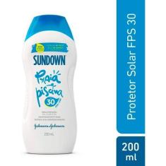 Protetor Solar Sundown Praia e Piscina FPS30 200ml, 200ml