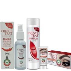 Crescetrat Tônico, Shampoo E Crescetrat Sobrancelhas