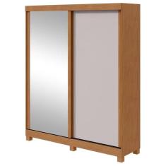 Guarda-Roupa Lopas Zeine Com Espelho 2 Portas 2 Gavetas
