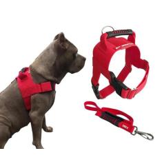 Coleira Peitoral Para Cachorro com Guia  Tamanho G - Canadá K9 Acessór