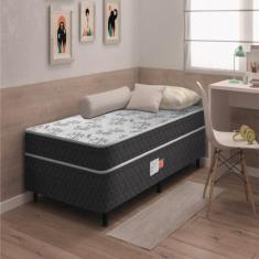 Cama Box Conjugada Solteiro  D28 Com Travesseiro - Lucas Home