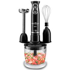 Mixer Britânia Bmx400P 3 Em 1 Com Copo 400W Preto 220V