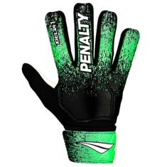 Luva de Goleiro Delta 1 XXIII Penalty, Preto, Verde, Cinza, 9