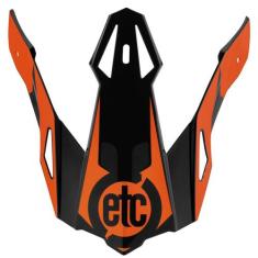 Pala Capacete Etceter Cross Fast Peças Acessórios Para Reposição, CINZ