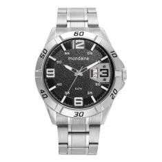 Relógio Mondaine Prata Calendário Masculino 32650G0Mvne1