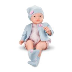 Boneca Bebê Real Premium Menina 50cm - Roma Brinquedos