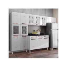 Cozinha de Aço Compacta Telasul Mirage New 5 Vidros 3 Peças Branco