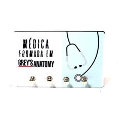 Porta Chaves Greys Anatomy Médica Formada