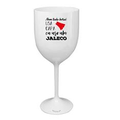 Taça Vinho Branca Acrílico Personalizada Enfermagem