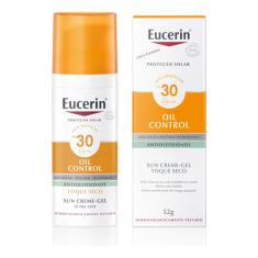 Eucerin Sun Creme Gel Facial Oil Control Fps 30 50ml Protetor Solar Eucerin Sun Oil Control