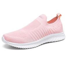 Jueshanzj Sapatos de caminhada esportivos sapatos de tamanho grande sapatos de corrida confortáveis modelo casal, rosa, 37