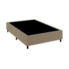 Base Cama Box Casal Comum Bege