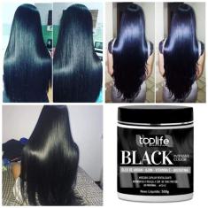 Máscara Matizadora Tonalizante Black 500G Toplife