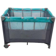 Berço Portátil Infinity Verde - Premium Baby