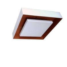 Luminária Plafon Luz Indireta Sobrepor 50cm 4 Lâmp Branco com Cobre RL