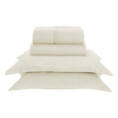 Jogo de Lençol Basic Aba Americana Percal 300 fios Queen 4 Peças - Iv 