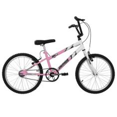 Bicicleta Ultra Bikes Aro 20 Rebaixada Bicolor Freio V Brake, Rosa beb