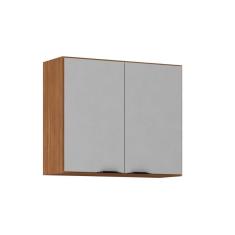 Armário De Cozinha Modulado Aéreo Firenze 2 Portas 80cm Amendola/nude Prime Tx - Demóbile