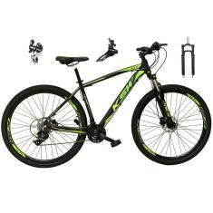 Bicicleta Aro 29 Ksw Xlt Alumínio 24v Câmbio Shimano Acera K7 Suspensão Com Trava Freio a Disco-Unissex
