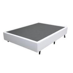 Cama Box Casal 138 Bello Box - Tecido Sintético Branco