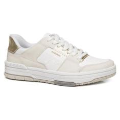 Tênis Pegada London Feminino Couro Branco 212602-Feminino