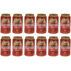Cerveja Brahma Chopp Lager Pilsen 12 Unidades - 350ml