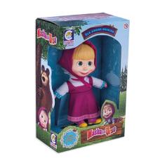 Boneca masha em vinil masha E O urso 23CM cotiplas