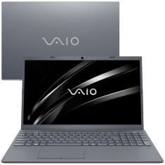 Notebook VAIO® FE15 AMD® Ryzen 5-5500U Linux 16GB RAM 256GB SSD 15,6&quot; Full HD - Prata Titânio