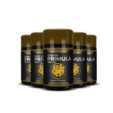 5x óleo de primula 1000mg premium 60caps - HF SUPLEMENTOS, PREMIUM