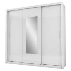 Guarda Roupa Casal Paula Espelho Branco - CARIOCA MÓVEIS