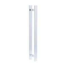 Puxador para Porta Barra Chata Reto 70 cm Polido - Cicaba