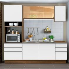 Cozinha Completa Karen Glamy 6 Portas e 6 Gavetas Madesa