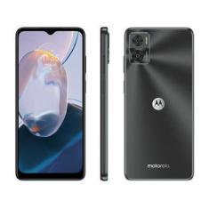Smartphone Motorola Moto E22, 32GB, Grafite, 4G, 2GB RAM 6,5'' Câm. Dupla + Selfie 5MP Dual Chip