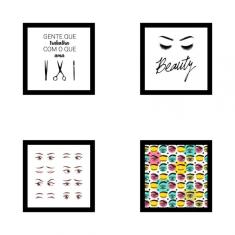 Kit De Quadros Decorativos Mdf Designer De Sobrancelhas 22